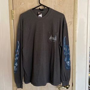 Harley Davidson long sleeve T-shirt with top pocket. Spirit of Pittsburg Size XL